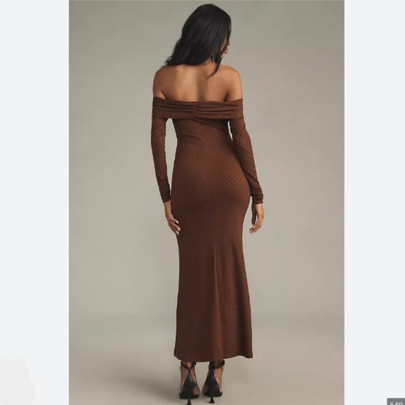 Brand New Bardot Artura Diamante Maxi Dress - Picture 9 of 12